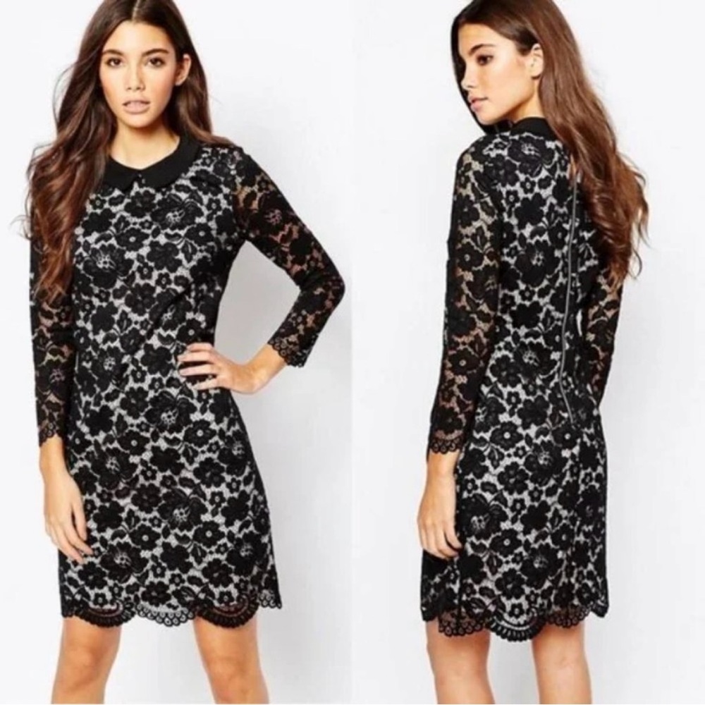 Ted Baker Dress - Lace overlay Excellent Condition! US Size 6